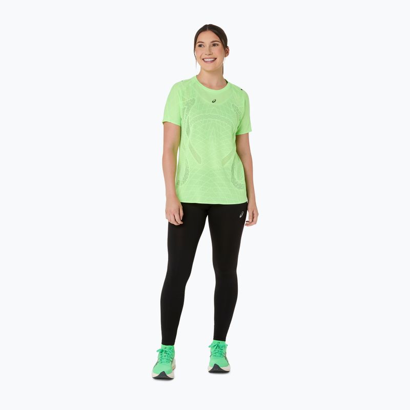 Tricou de alergare pentru femei ASICS Metarun SS Top illuminate green 2