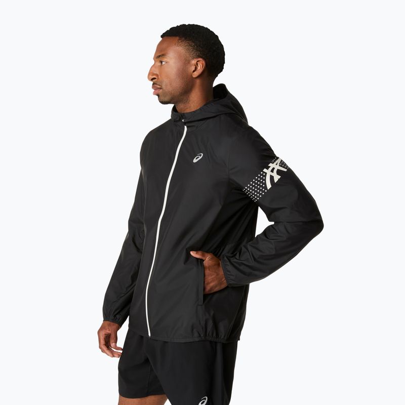 Geacă de alergare pentru bărbați ASICS Icon performance black 4