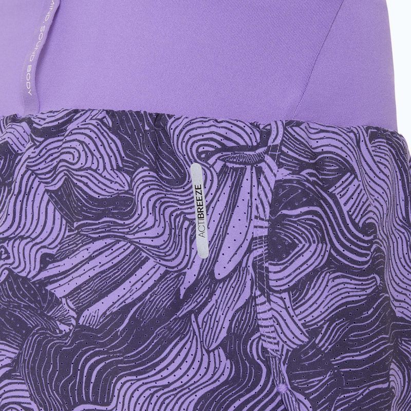 Pantaloni scurți de alergare pentru femei ASICS Road All Over Print amethyst 8