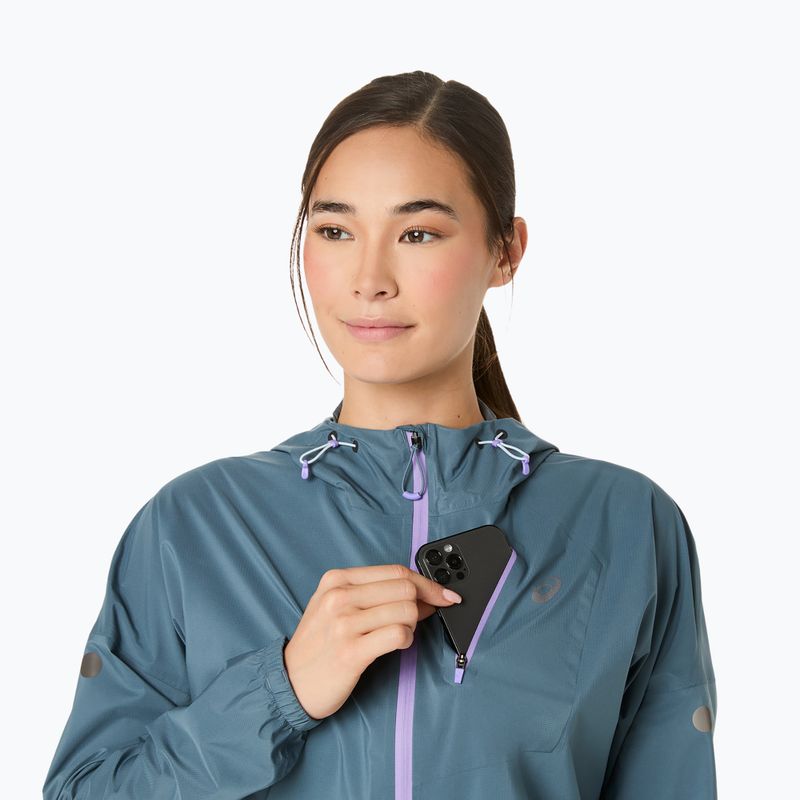 Geacă de alergare pentru femei ASICS Fujitrail Elite Waterproof ironclad 6