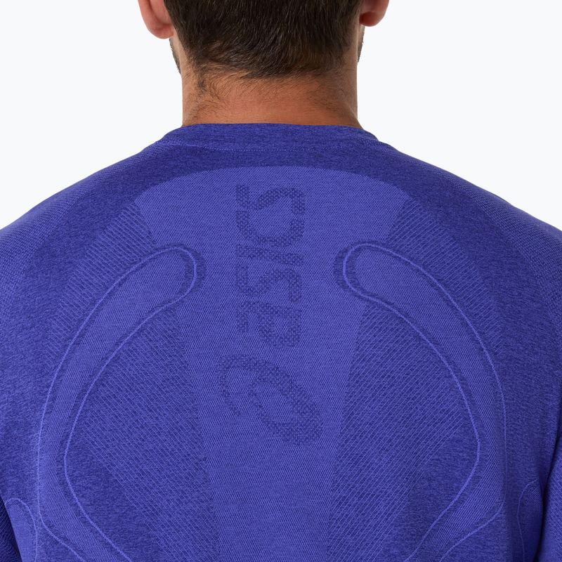 Longsleeve de alergare pentru bărbați ASICS Road Seamless LS cobalt burst/eggplant 6