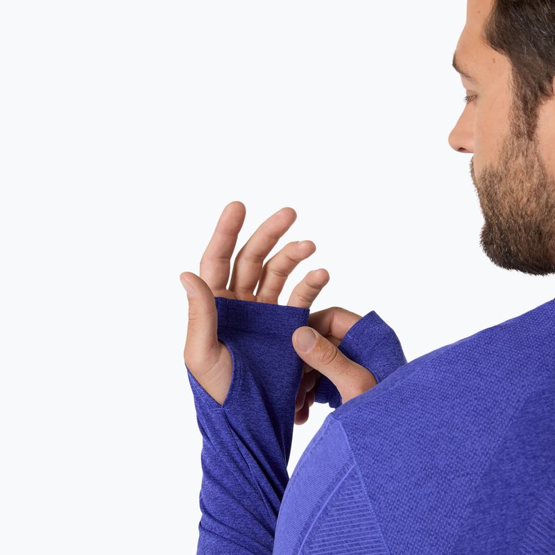 Longsleeve de alergare pentru bărbați ASICS Road Seamless LS cobalt burst/eggplant 7