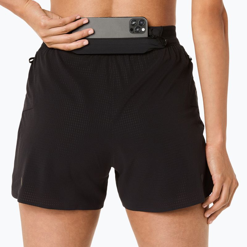 Pantaloni scurți de alergare pentru femei ASICS Metarun Split performance black 6