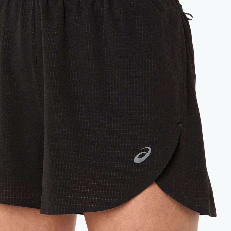 Pantaloni scurți de alergare pentru femei ASICS Metarun Split performance black 10