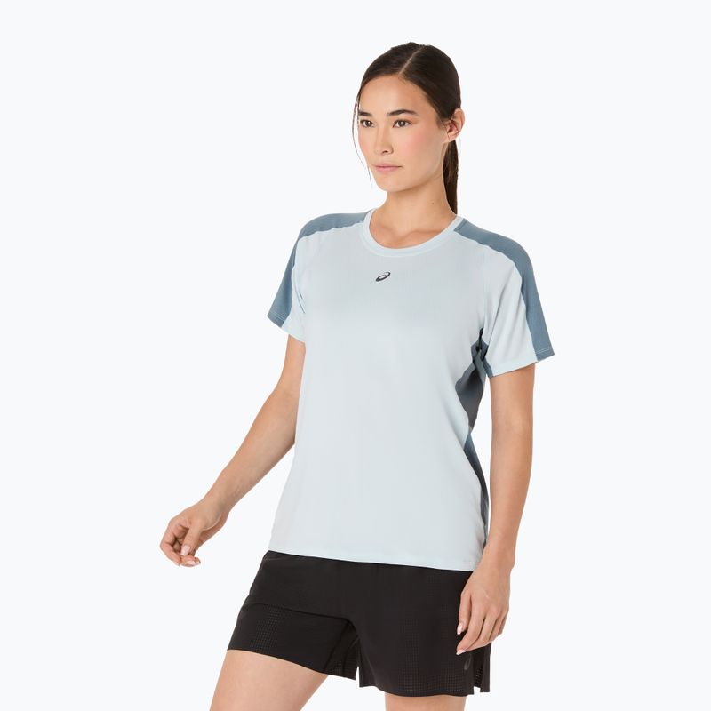 Tricou de alergare pentru femei ASICS Fujitrail Elite Top cool grey/ironclad 4