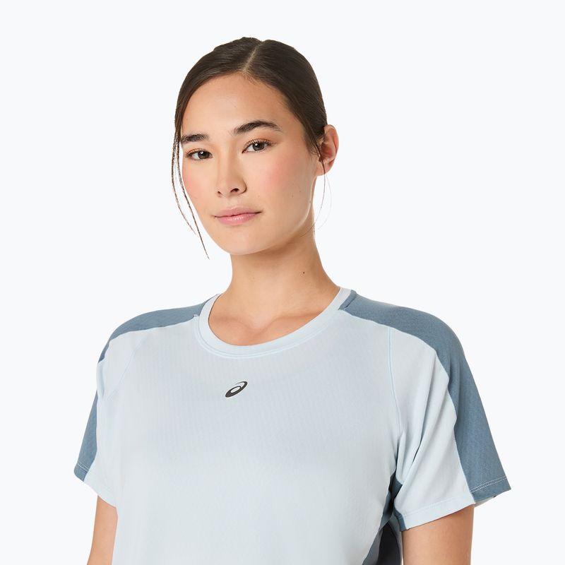 Tricou de alergare pentru femei ASICS Fujitrail Elite Top cool grey/ironclad 5