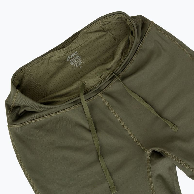 Pantaloni scurți de alergare pentru femei ASICS Core Sprinter dark olive 4