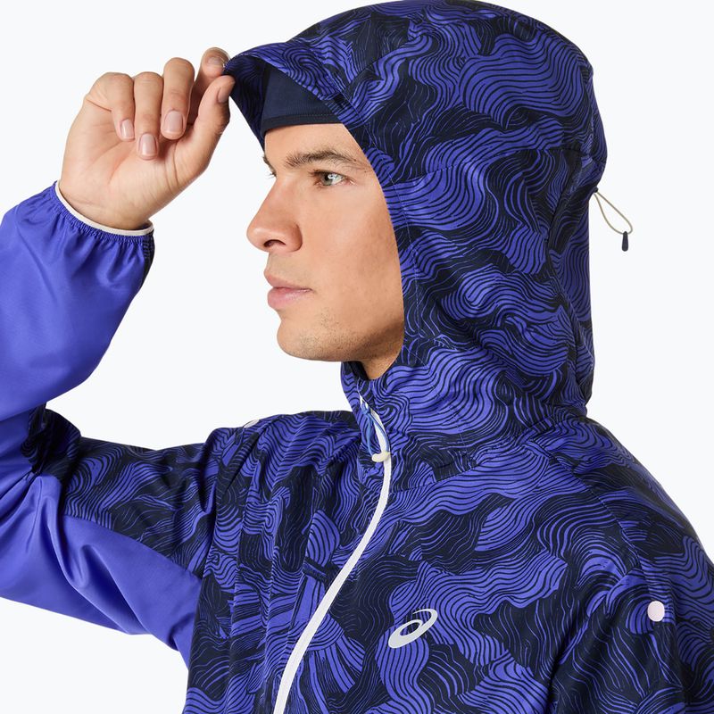 Geacă de alergare pentru femei ASICS Fujitrail Packable cobalt burst/indigo blue/cream 6