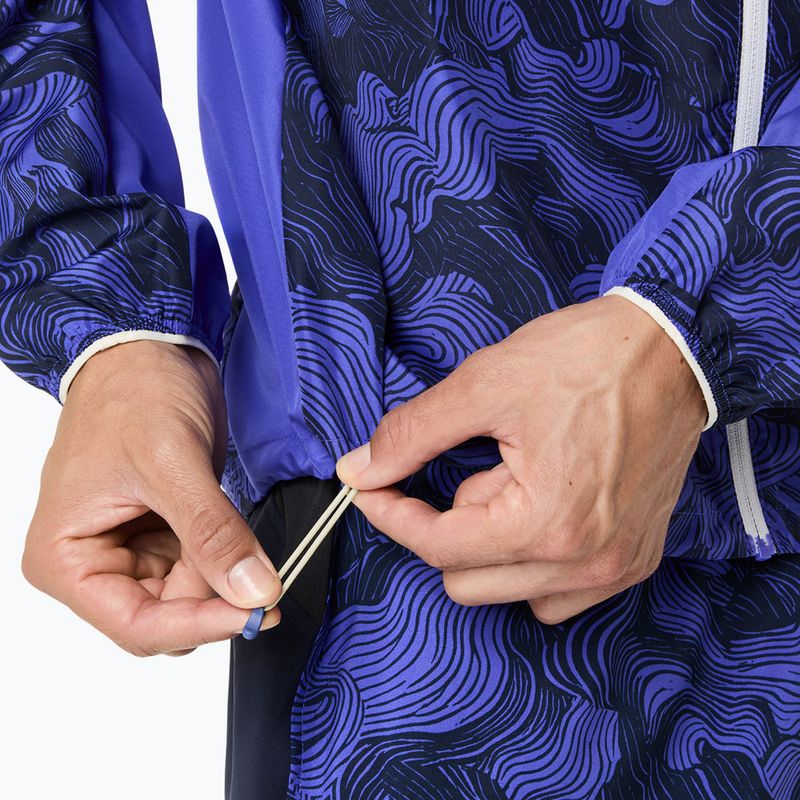 Geacă de alergare pentru femei ASICS Fujitrail Packable cobalt burst/indigo blue/cream 9