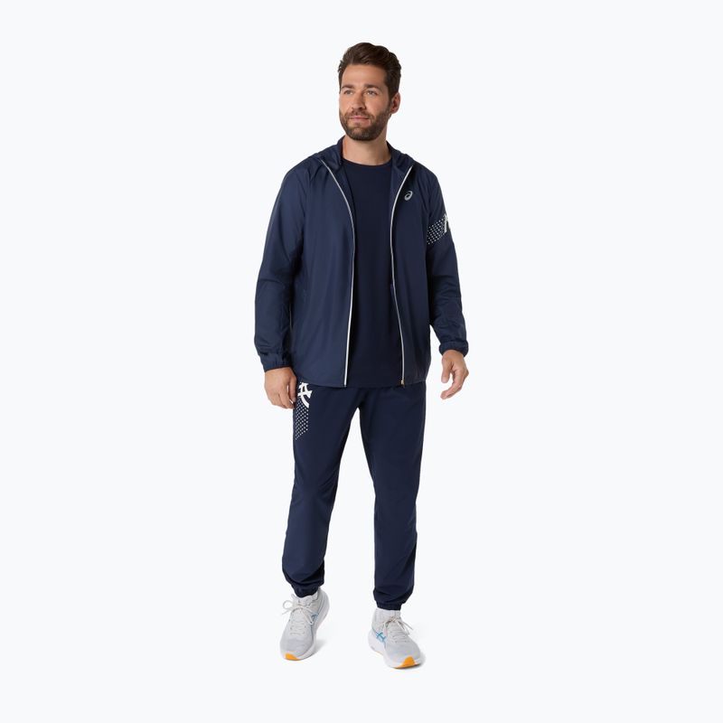 Pantaloni de alergare pentru bărbați ASICS Icon midnight/cream 2