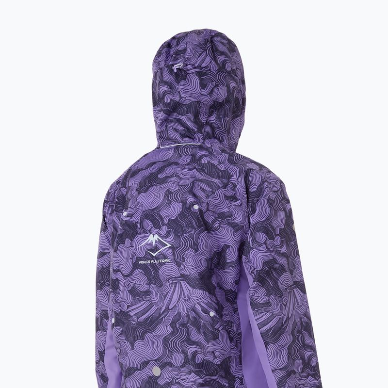Geacă de alergare pentru femei ASICS Fujitrail Packable amethyst 9