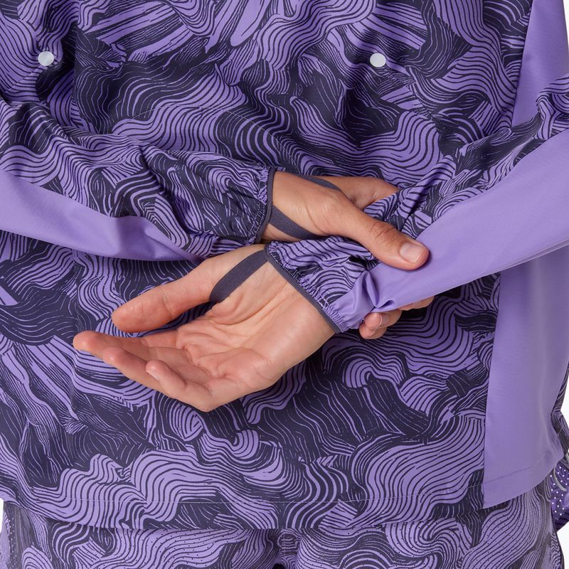 Geacă de alergare pentru femei ASICS Fujitrail Packable amethyst 10