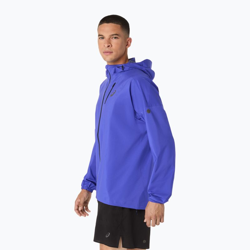 Geacă de alergare pentru bărbați ASICS Fujitrail Elite Waterproof cobalt burst/midnight 4