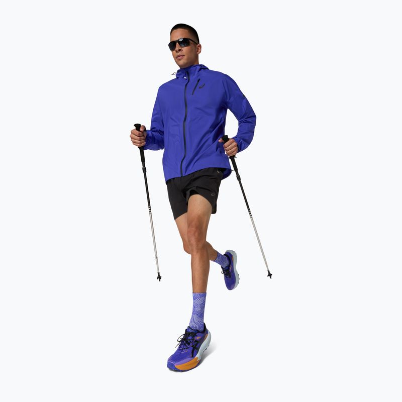 Geacă de alergare pentru bărbați ASICS Fujitrail Elite Waterproof cobalt burst/midnight 12