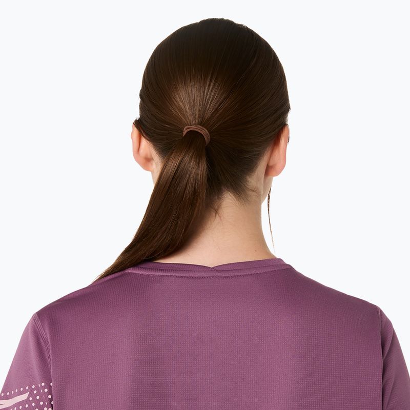 Tricou de alergare pentru femei ASICS Icon SS velvet purple 6