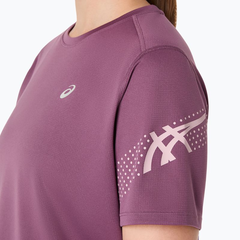 Tricou de alergare pentru femei ASICS Icon SS velvet purple 7