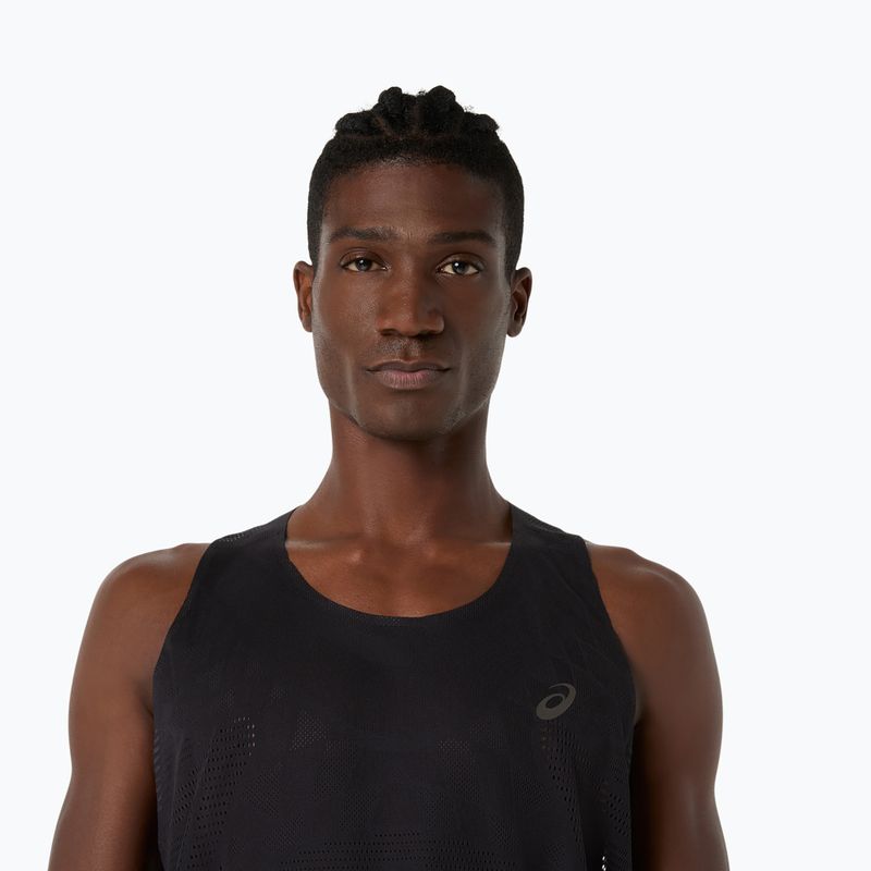 Tricou de alergare pentru bărbați ASICS Metarun Singlet performance black 5