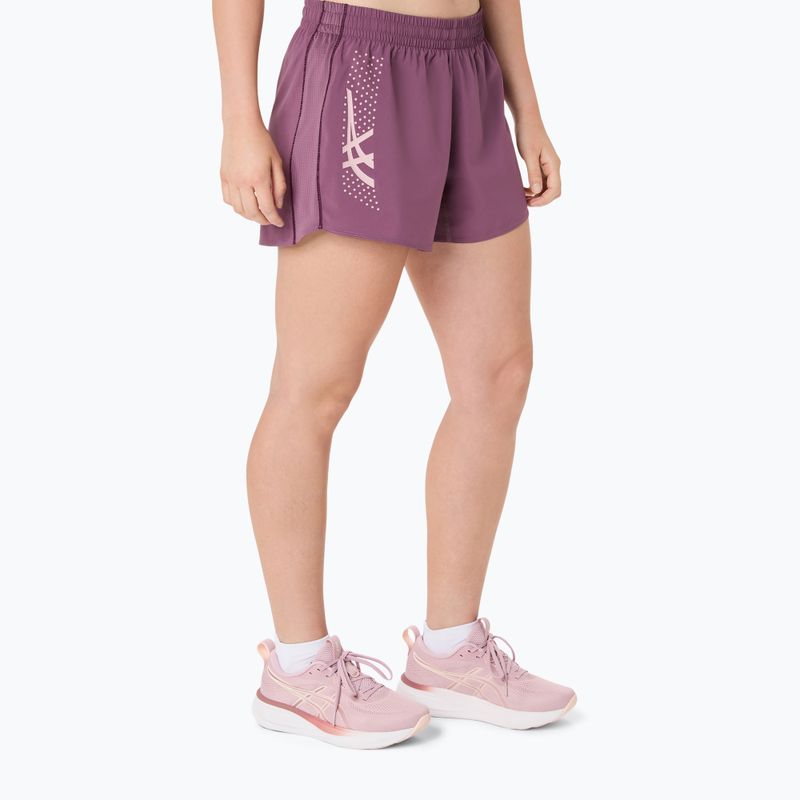 Pantaloni scurți de alergare pentru femei ASICS Icon 4IN velvet purple 4
