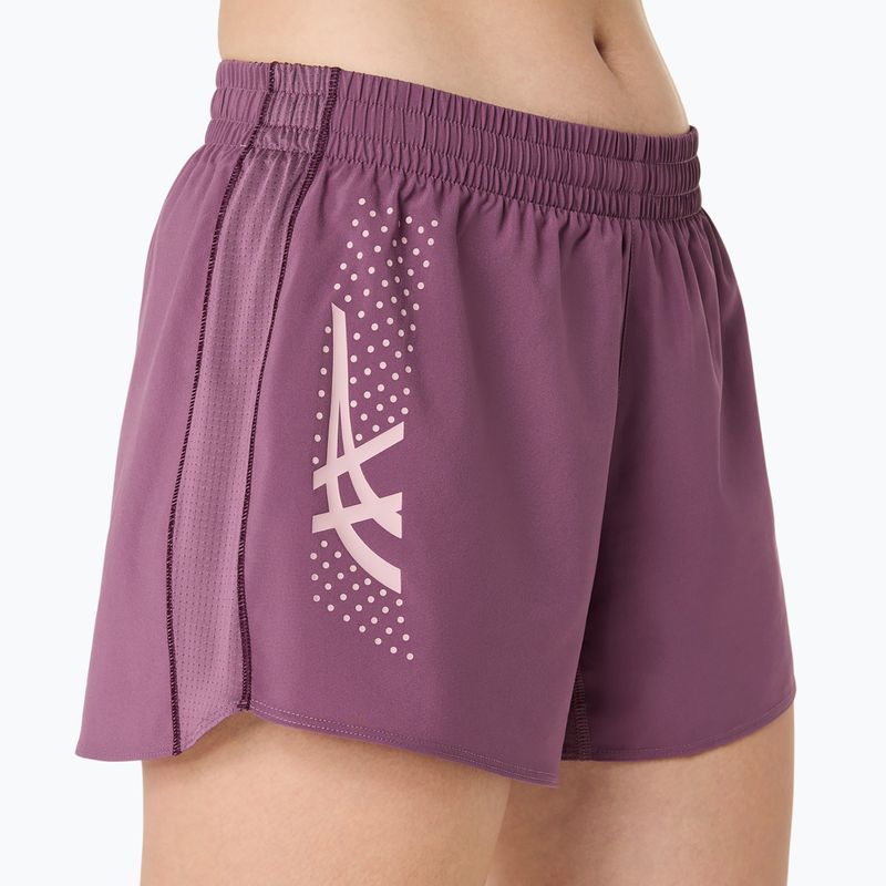 Pantaloni scurți de alergare pentru femei ASICS Icon 4IN velvet purple 5