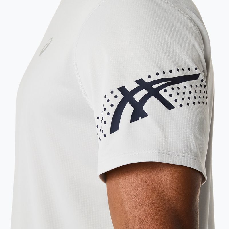Tricou de alergare pentru bărbați ASICS Icon SS cloud grey/midnight 6