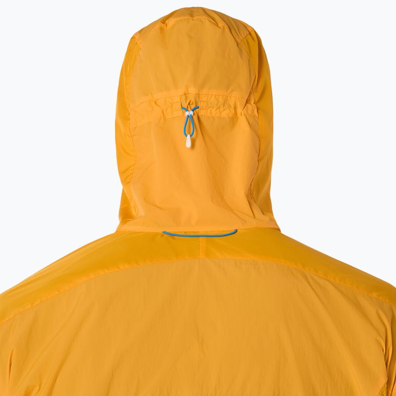 Tricou de alergare pentru bărbați ASICS Road All Over Print Singlet golden yellow/aegean blue 8