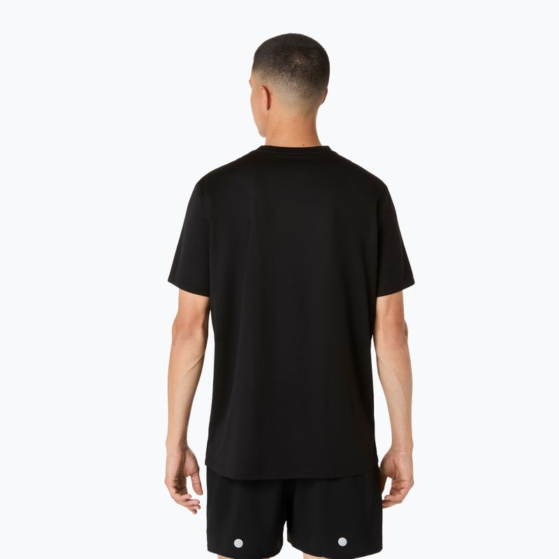 Tricou de alergare pentru bărbați Asics Fujitrail Logo Ss Top Performance Black/Cream/Carbon 3