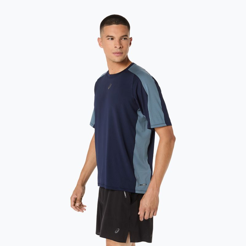 Tricou de alergare pentru bărbați ASICS Fujitrail Elite SS Top midnight/ironclad 4
