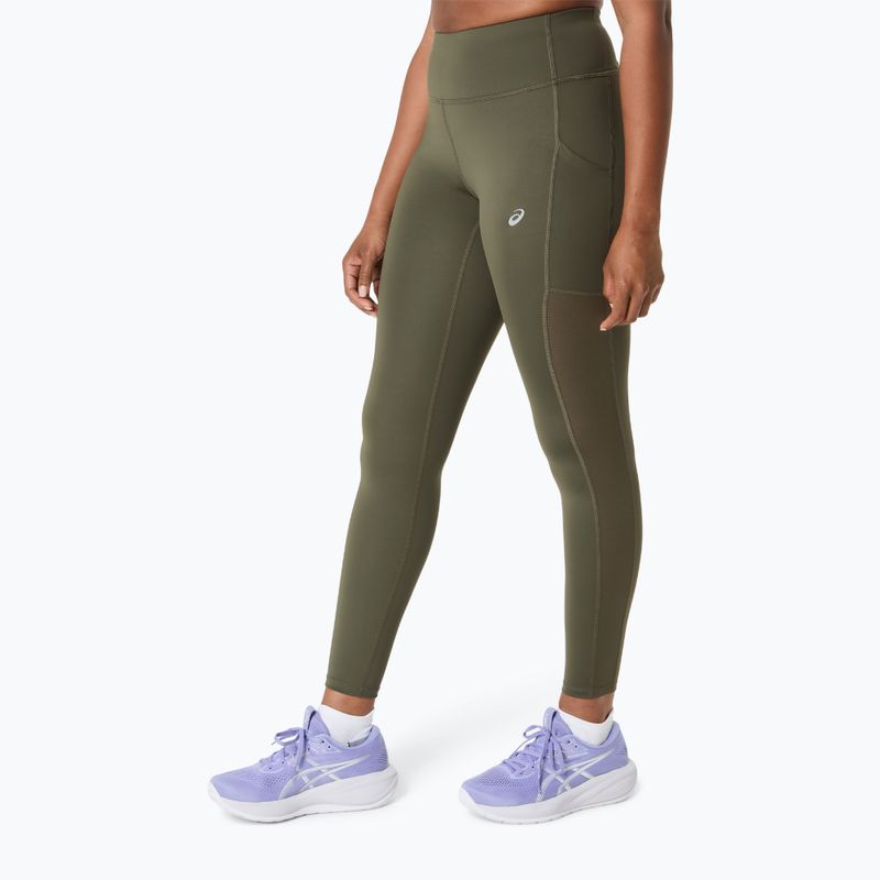 Colanți de alergare pentru femei ASICS Core Tight dark olive 3