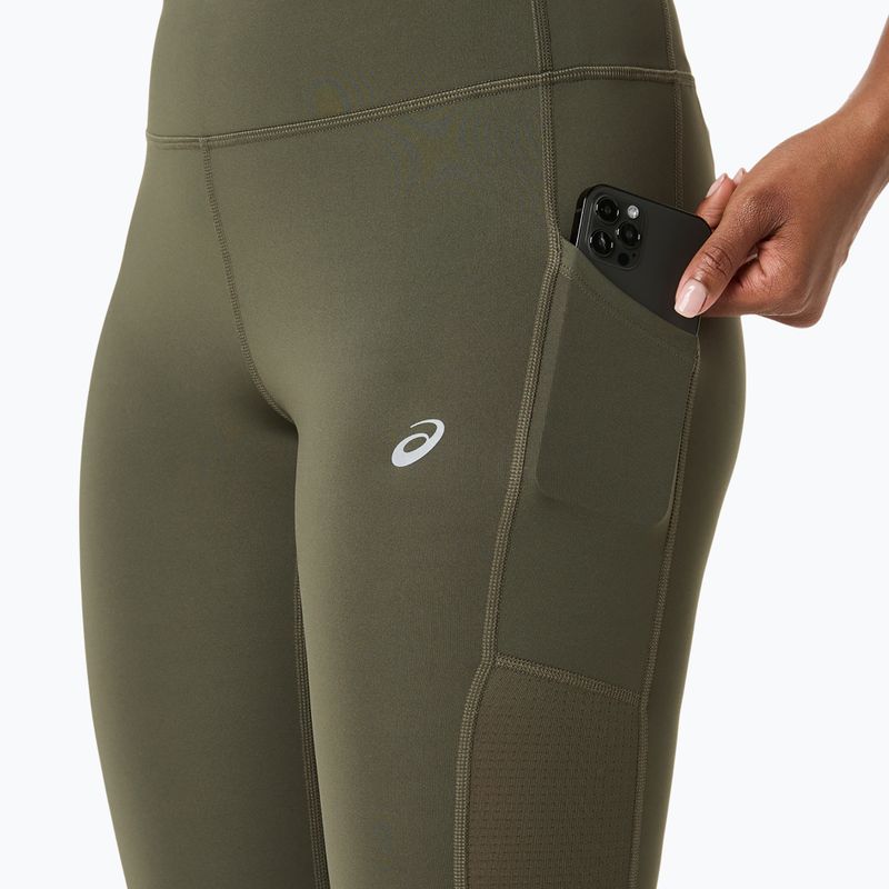 Colanți de alergare pentru femei ASICS Core Tight dark olive 4