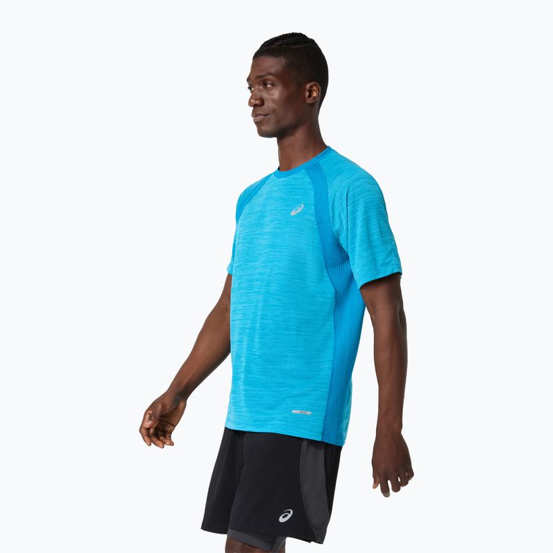 Tricou de alergare pentru bărbați ASICS Road Aegean Blue 4