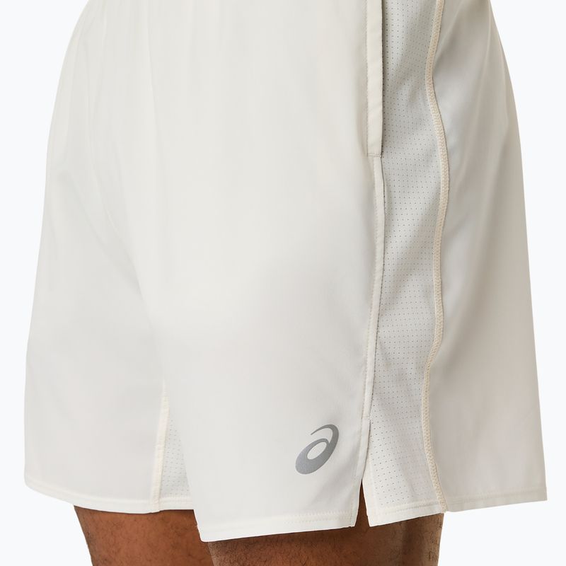 Pantaloni scurți de alergare pentru bărbați ASICS Icon 7IN cream/vital green 7