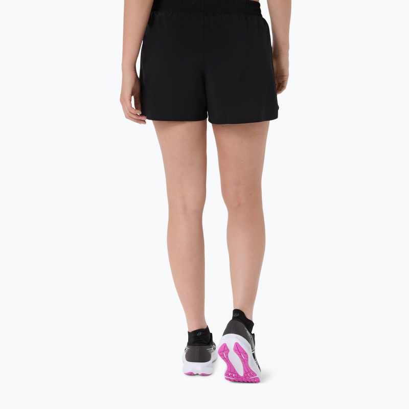 Pantaloni scurți de alergare pentru femei ASICS Icon 4IN performance black 3