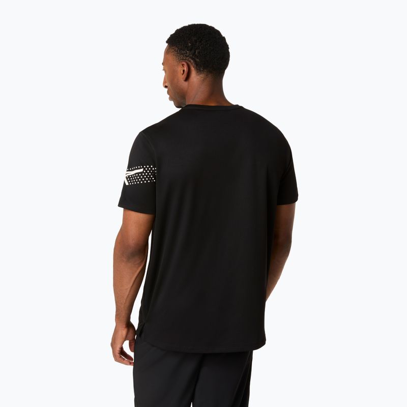 Tricou de alergare pentru bărbați ASICS Icon SS performance black/cream 3