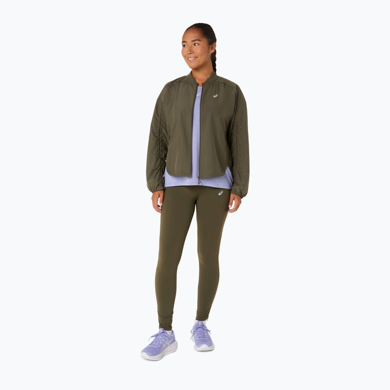 Colanți de alergare pentru femei ASICS Nagino Run Adjustable Tight dark olive 2