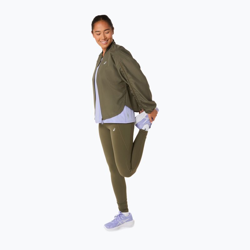 Colanți de alergare pentru femei ASICS Nagino Run Adjustable Tight dark olive 10