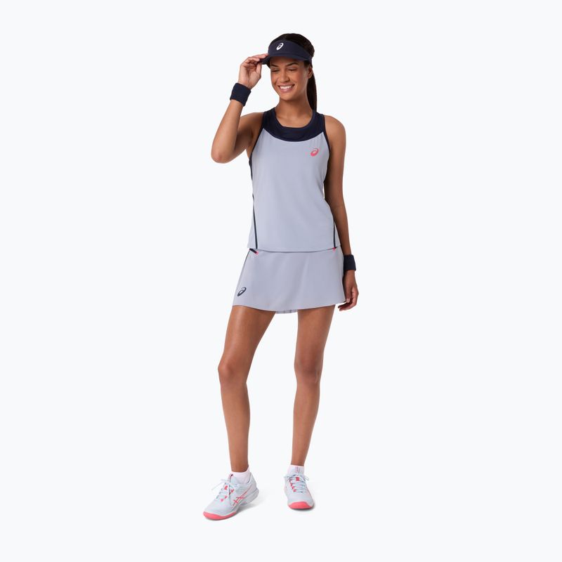 Tricou de tenis pentru femei ASICS Match Tank W grey/blue 4