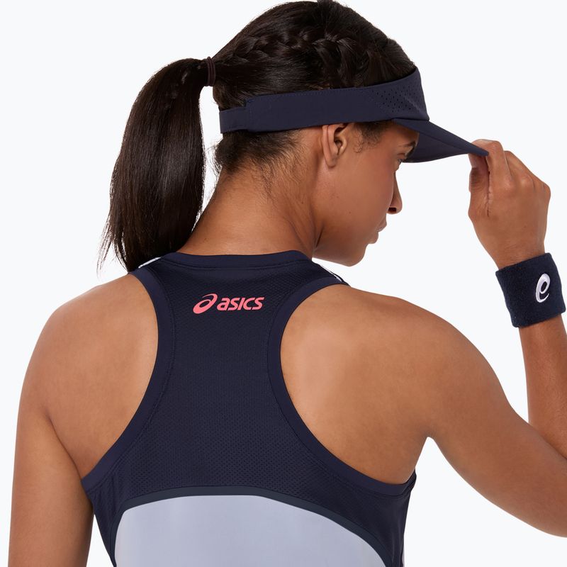 Tricou de tenis pentru femei ASICS Match Tank W grey/blue 7
