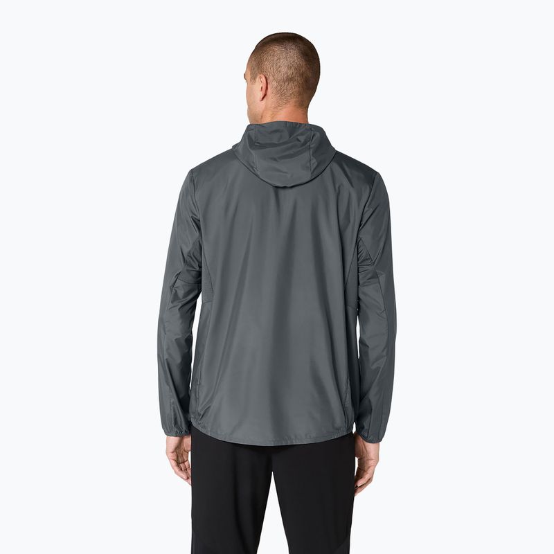 Geacă de alergare pentru bărbați ASICS Core performance steel grey 3