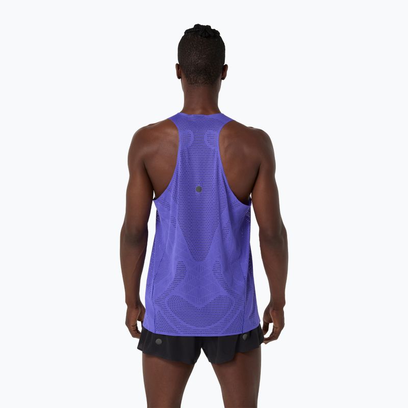 Tricou de alergare pentru bărbați ASICS Metarun Singlet cobalt burst 3