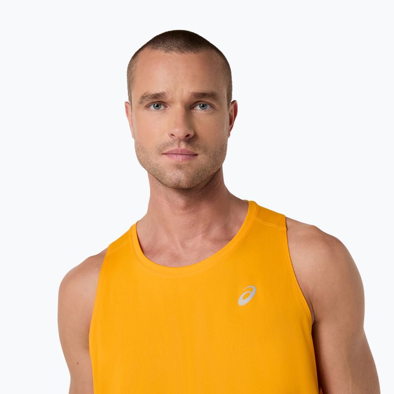 Tricou de alergare pentru bărbați ASICS Core Singlet Yamabuki 5