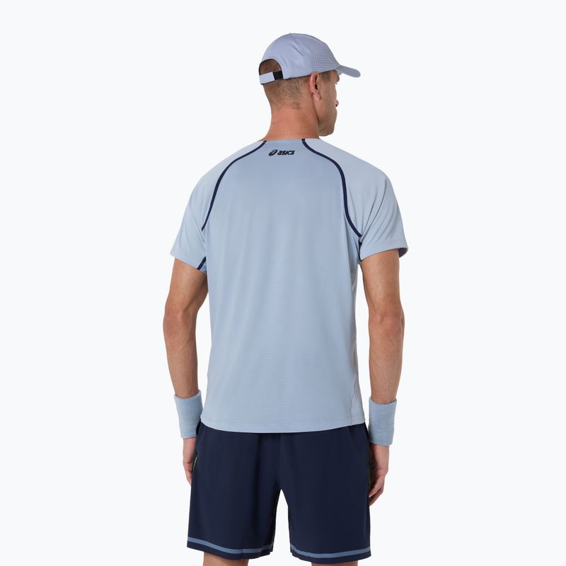 Tricou de tenis pentru bărbați ASICS Match grey/blue 3