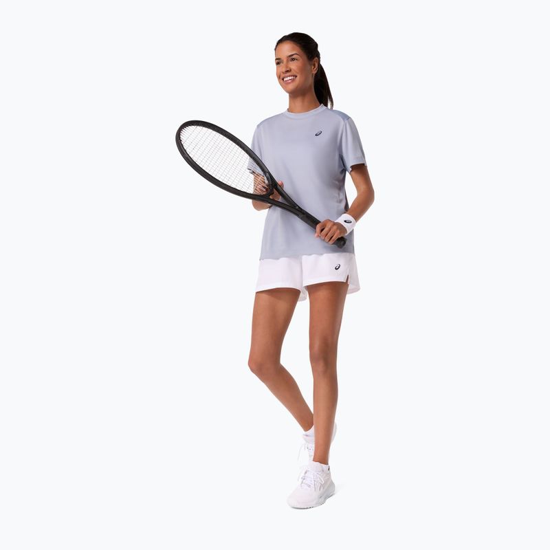 Tricou de tenis pentru femei ASICS Court Top W grey/blue 2
