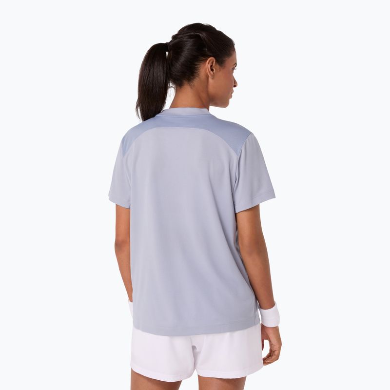 Tricou de tenis pentru femei ASICS Court Top W grey/blue 3