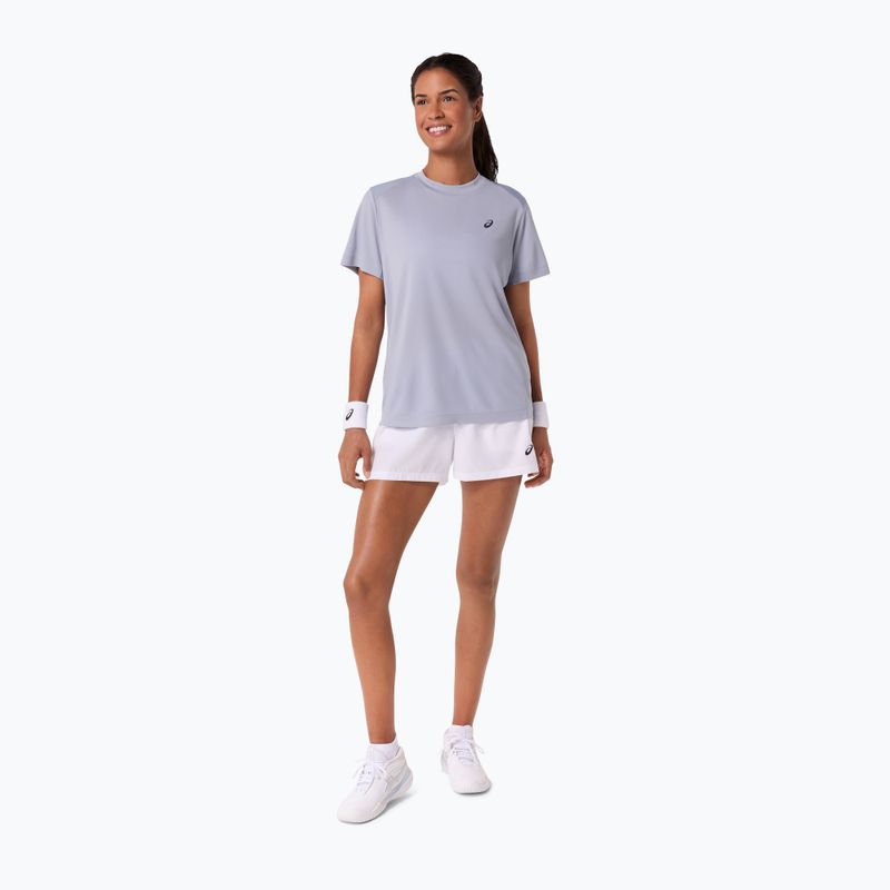 Tricou de tenis pentru femei ASICS Court Top W grey/blue 5