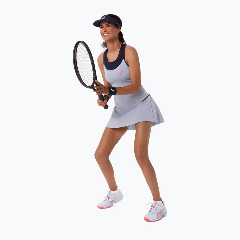 Fustă de tenis ASICS Match Pleat grey/blue 2