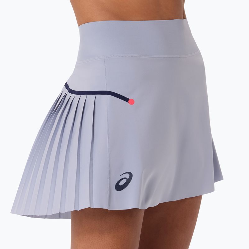 Fustă de tenis ASICS Match Pleat grey/blue 6