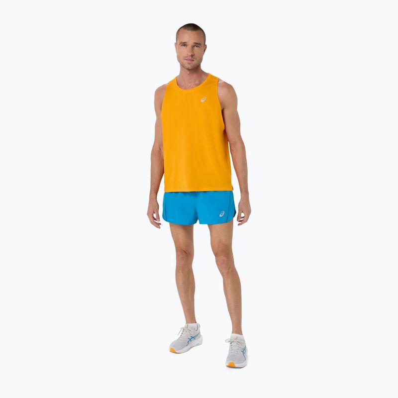 Pantaloni scurți de alergare pentru bărbați ASICS Core Split Short Aegean Blue 2