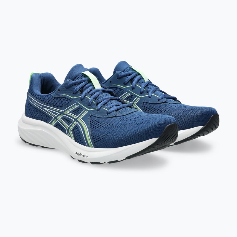 Încălțăminte de alergare bărbați ASICS Gel-Contend 9 twilight blue/illuminate green 3