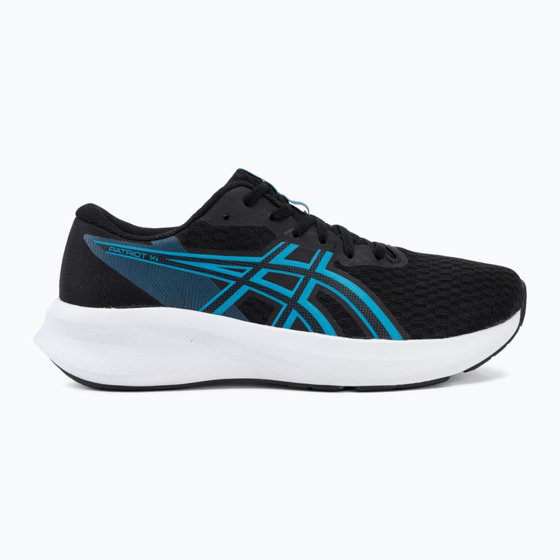 Încălțăminte de alergare pentru bărbați ASICS Patriot 14 black/aegean blue 2