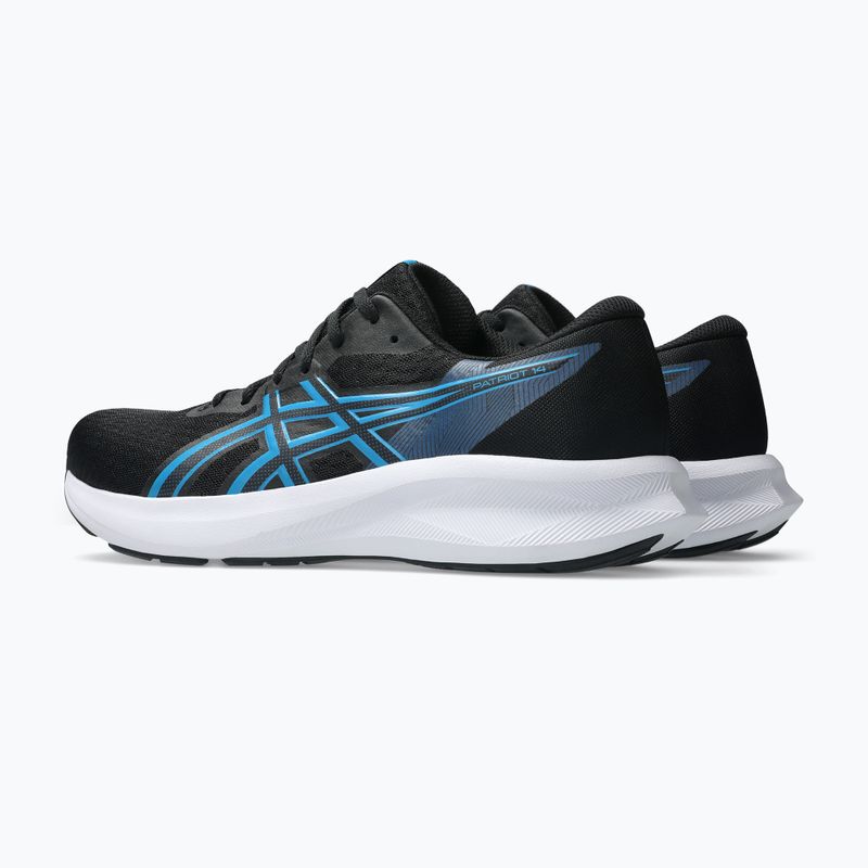 Încălțăminte de alergare pentru bărbați ASICS Patriot 14 black/aegean blue 4